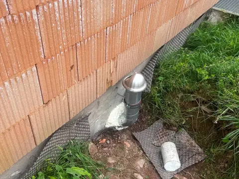 Tuyau ventilation extérieure