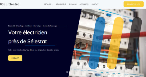 Site internet électricien à Thanvillé